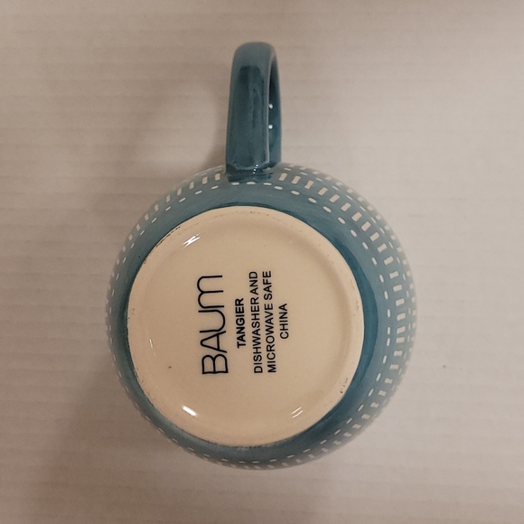 Set of 4 Gorgeous Ankara Turquoise and Orange Mugs - Picture 8 of 11